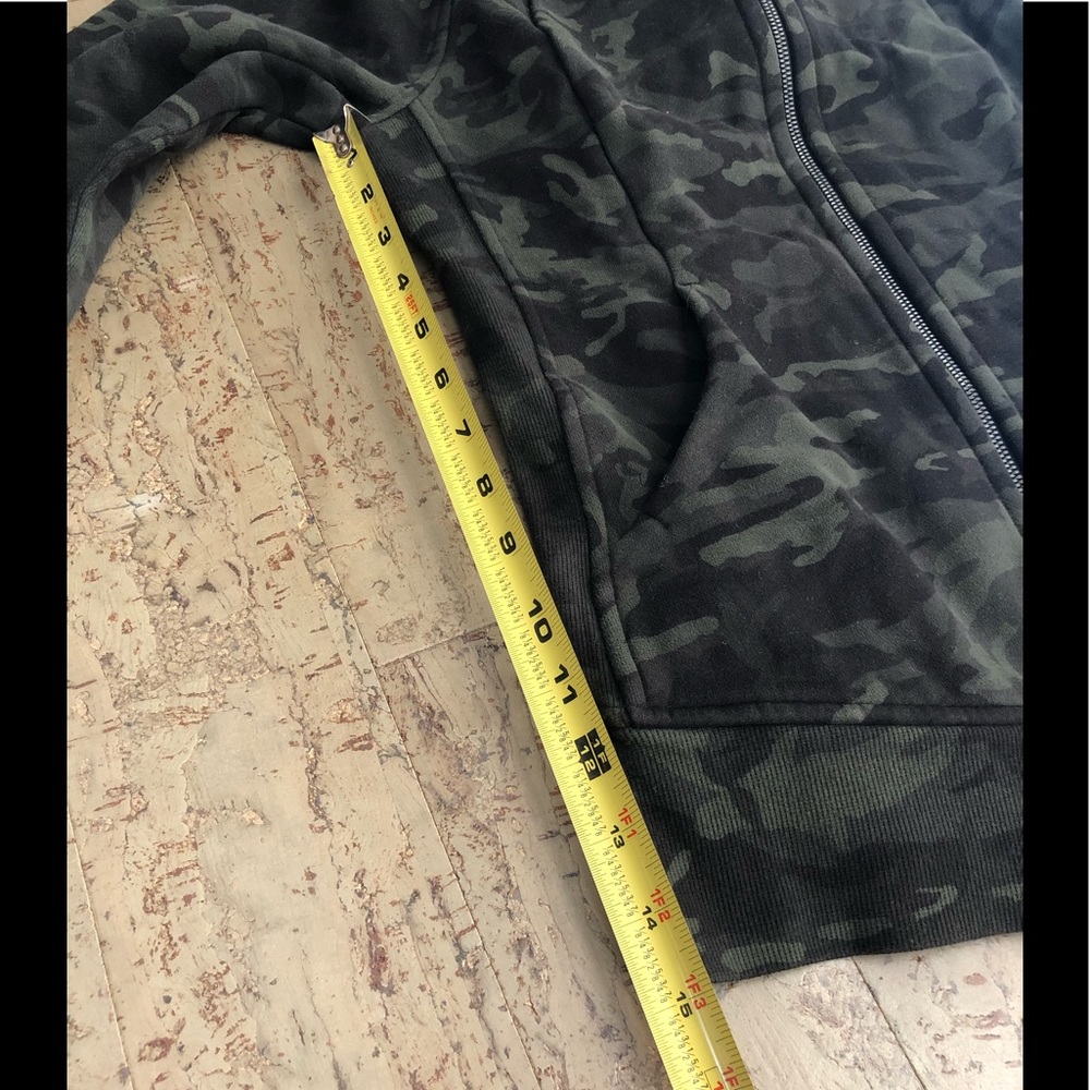 NWT lululemon Scuba Hoodie IV, Camo green, 6 - Picture 11 of 12